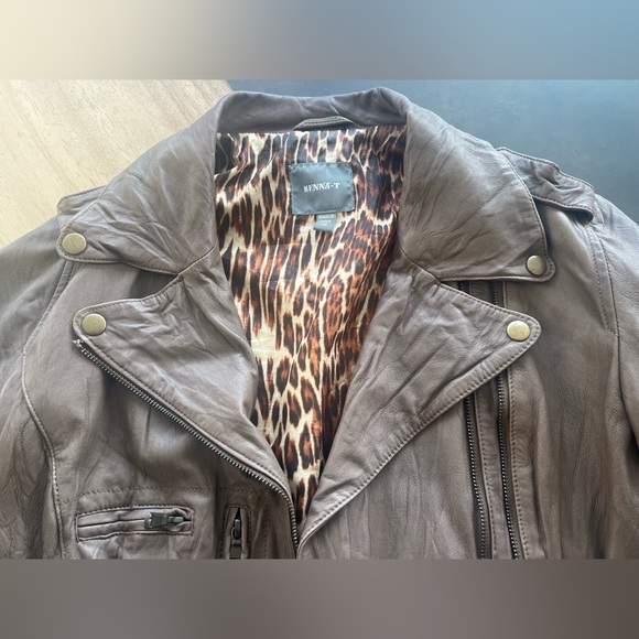 Women’s KENNA-T leather jacket - Picture 4 of 11